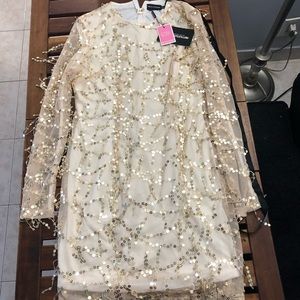 Brand new pretty little things sequins dress